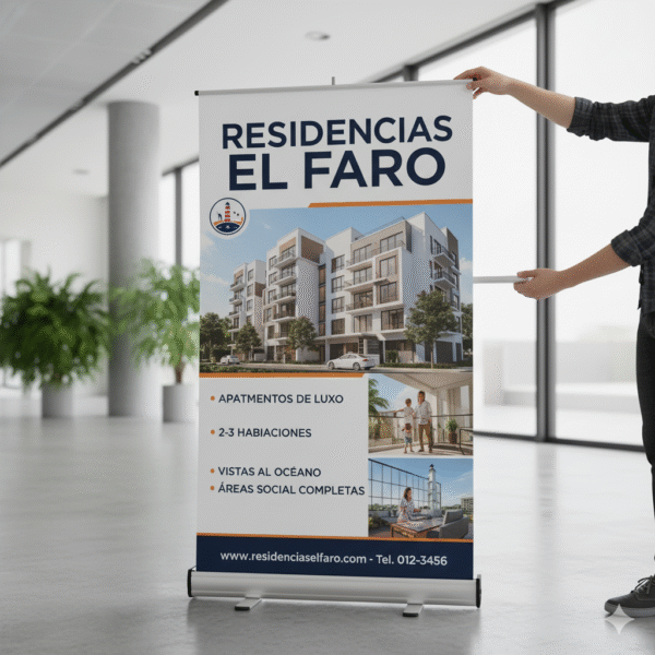 Banner publicitario impreso en Panamá - RollPrints
